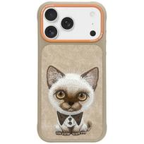 Nimmy Dideli Akys Gyvūnėlis 2.0 Katės Dėklas iPhone 17 Pro Max - Bežinis