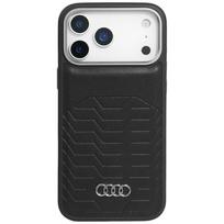Audi GT sintetinės odos MagSafe dėklas iPhone 17 Pro - juodas