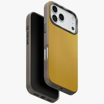 Uniq Lyden DS dėklas iPhone 17 Pro Magclick įkrovimui - Geltonai pilkas