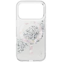 Uniq Coehl Crystelle dėklas iPhone 17 Pro Max magnetiniam įkrovimui - sidabrinis
