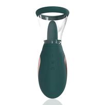 Pumped by Shots Satisfyer Enhance Rechargeable Intimate Vacuum Pump Forest Green
