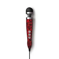 DOXY Doxy Number 3 Wand Massager Rose Pattern EU Plug 28cm Metal Body