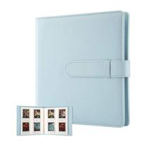 Nuotraukų albumas, Nuotraukų knyga, Tinka Fujifilm Instax Mini, 256 nuotraukos 50x76 mm, Bendras albumas, Iškarpų albumas, Iškarpų albumas, Dienoraštis, Filmas, Mėlyna