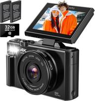 Skaitmeninis fotoaparatas 4K fotoaparatas su 64MP ir 18x priartinimu
