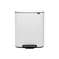 Brabantia šiukšliadėžė Bo, 60 l, balta