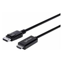 Kabel Manhattan DisplayPort - HDMI 1.8m Black (153201) | 153201 | 0766623153201
