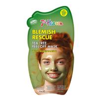 7TH HEAVEN BLEMISH RESCUE TEA TREE nulupamoji veido kaukė, 10 ml