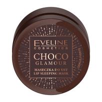 EVELINE CHOCO GLAMOUR SLEEPING naktinė lūpų kaukė, 12 ml
