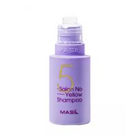 MASIL 5 SALON NO YELLOW plaukų šampūnas, 50 ml