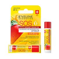 EVELINE SOS NOURISHING AND REGENERATING EXOTIC MANGO lūpų balzamas, 4,5 g