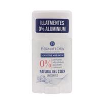 DERMAFLORA SENSITIVE WITH MSM NATURAL UNSCENTED pieštukinis želė dezodorantas, 50 ml