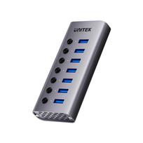 USB-A 3.0 5Gbps hub su 7-in-1 jungikliu Unitek H1314A01-EU