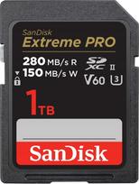 Atminties kortelė SanDisk Extreme PRO SDXC 1 TB UHS-II/U3 V60 (002154950000) | 002154950000 | 0619659202163