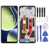 Skirta OnePlus Nord CE 3 Lite CPH2467 2465 LCD ekranas su skaitmeniniu keitikliu, pilnas surinkimas su rėmeliu (Juoda) juoda