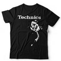 Technics Marškinėliai Tonearm Unisex ir Vaikams Patefonas Vinilinė Plokštelė DJ 1210 Adatėlė 4XL