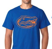 Florida Gators marškinėliai University of Florida oranžinis aligatorius 2XL
