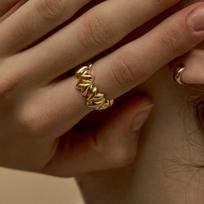 BEFORE MOONRISE Eternal Heart Ring GOLD SR304G No. 11