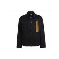 Adidas Neo Casual Logo Print Collar Long Sleeve Jacket Men Jacket Black HG9049 L