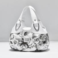 European Style Fashion Dumpling Bag All-match Floral Pattern Killer Bag Famous Brand Design Lady Tote Handbag KTY pilka