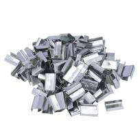 Metalinė juostos sagtis Cinkuotas plienas Pakavimas Atviros plombos 16 mm plastikinei PET juostai