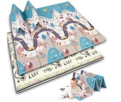 Dvipusis sulankstomas lavinamasis kilimėlis Nukido, 180x200cm