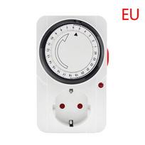 24 valandų ciklinis laikmačio jungiklis Virtuvės laikmatis Išėjimas Universalus laiko lizdas Mechaninis laikmatis 220Vac Uk Eu Us Kištukinis laiko lizdas
