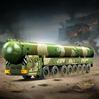 551 vnt. Karinė serija DF-41 Tarpžemyninės raketos paleidimo transporto priemonės konstravimo kaladėlės Vaikų žaislai Be dėžutės