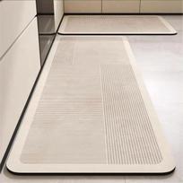 Virtuvės kilimėlis Diatominio molio sugeriantis grindų kilimėlis Minkštas neslystantis kilimas Greitai džiūstantis Ilgi kojų takeliai Namų dekoracija Alfombra De Cocina 50x80cm