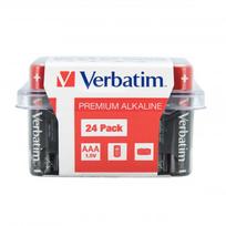 Verbatim Alkaline Batteries AAA LR03 24-pack 49504