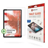 DISPLEX Tablet Glass (9H) for Samsung Galaxy Tab A11+/A9+, Eco Mounting Frame, unbreakable