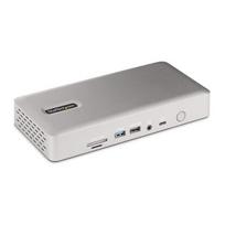 StarTech.com Universal USB4  AND  Thunderbolt 4 Docking Station, Quad Display on Windows, Dual Display on MacBook, HDMI DP Dock with 98W Laptop Charging