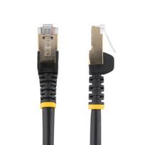 StarTech.com 5m CAT6a Ethernet Cable - 10 Gigabit Shielded Snagless RJ45 100W PoE Patch Cord - 10GbE STP Network Cable with Strain Relief - Black, Individually Tested/Wiring UL Certified/TIA
