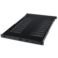 StarTech.com 1U Adjustable Vented Server Rack Mount Shelf - 175lbs - 19.5 to 38in Adjustable Mounting Depth Universal Tray for 19 AV/ Network Equipment Rack - 27.5in Deep - TAA