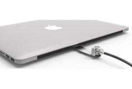 Compulocks Universal Blade Lock Slot Adapter with Keyed Cable Lock Silver