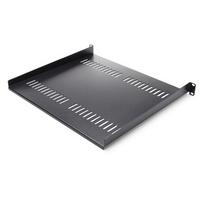 StarTech.com 1U Server Rack Shelf - Universal Vented Rack Mount Cantilever Tray for 19 Network Equipment Rack  AND  Cabinet - Heavy Duty Steel – Weight Capacity 44lb/20kg - 16 Deep Shelf, Black