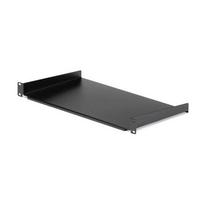 StarTech.com 1U Fixed Server Rack Mount Shelf - 10in Deep Steel Universal Cantilever Tray for 19 AV/Network Equipment Rack - Heavy Duty Steel - Weight Capacity 44lbs/20kg, Black