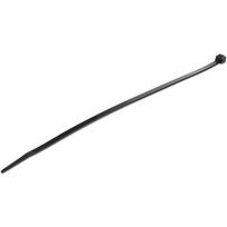StarTech.com 10(25cm) Cable Ties - 1/8(4mm) wide, 2-5/8(68mm) Bundle Diameter, 50lb(22kg) Tensile Strength, Nylon Self Locking Zip Ties w/ Curved Tip - 94V-2/UL Listed, 100 Pack - Black