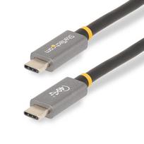 StarTech.com 3ft (1m) USB4 Cable, USB-IF Certified USB-C Cable, 40Gbps, USB Type-C Data Transfer Cable, 100W Power Delivery, 8K 60Hz, Compatible with Thunderbolt 4/3/USB 3.2