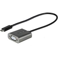 StarTech.com USB C to VGA Adapter - 1080p USB Type-C to VGA Adapter Dongle - USB-C (DP Alt Mode) to VGA Monitor/Display Video Converter - Thunderbolt 3 Compatible - 12 Long Attached Cable - Upgraded V