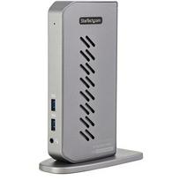 StarTech.com USB-C to USB-A Dock - Hybrid Universal USB 3.0 Docking Station for USB-C or USB-A Laptops - Dual Monitor 4K 60Hz HDMI/DisplayPort - 6x USB-A, GbE - USB 3.1 Gen 1 - Windows/Mac