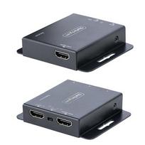 StarTech.com 4K HDMI Extender over CAT6/5 Ethernet Cable, 4K 30Hz or 1080p 60Hz Video Extender, HDMI over Ethernet Cable, HDMI Transmitter and Receiver Kit, IR Remote Control