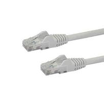 StarTech.com 2m CAT6 Ethernet Cable - White CAT 6 Gigabit Ethernet Wire - 250MHz 100W PoE RJ45 UTP Network/Patch Cord, Snagless with Strain Relief, Individually Tested
