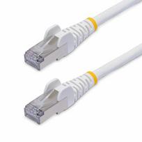 StarTech.com 3M White CAT8 Ethernet Cable, Snagless RJ45, 25G/40G, 2000MHz, 100W PoE++, S/FTP, 26AWG Solid Bare Copper Wire, LSZH, Shielded Network Patch Cord with Strain Reliefs, Individually Tested