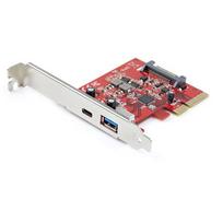 StarTech.com 2-Port 10Gbps USB-A  AND  USB-C PCIe Card - USB 3.2 Gen 2 PCI Express Type C/A Host Controller Card Adapter - USB 3.2 Gen 2 PCIe Expansion Add-On Card - Windows, macOS, Linux - TAA
