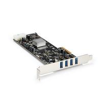 StarTech.com 4 Port USB 3.0 PCIe Card with 4 Dedicated 5Gbps Channels (USB 3.1 Gen 1) - UASP - SATA / LP4 Power - PCI Express Adapter Card