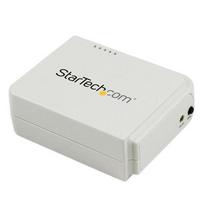 StarTech.com 1 USB Wireless N Network Print Server with 10/100Mbps Ethernet Port - 802.11 b/g/n