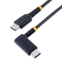 StarTech.com 6.6ft (2m) USB-C Fast Charging Cable, Rugged, Right-Angled, Charge  AND  Sync, 60W (3A) PD, USB 2.0, TPE Jacket and Aramid Fiber - USB C Charging Cord