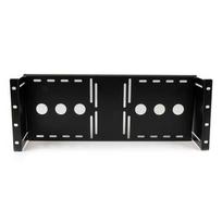 StarTech.com 4U Universal VESA LCD Monitor Mounting Bracket for 19-inch Rack or Cabinet - TAA Compliant - Cold-Pressed Steel Bracket
