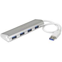 StarTech.com 4-Port USB Hub, USB A to 4x USB-A Ports, USB 5Gbps, Rugged Design, Bus-Powered, Portable Laptop USB 3.0 Hub