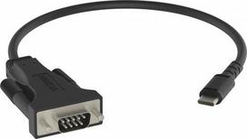 Vision TC-USB-C/BL serial cable Black RS-232 USB-C